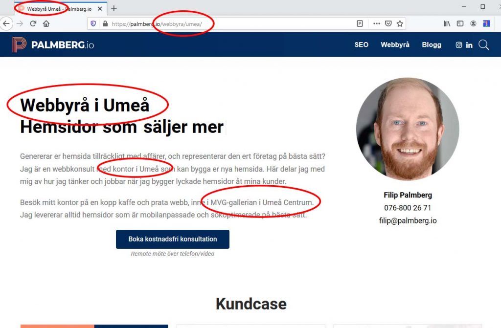 Webbyrå i Umeå med lokal SEO
